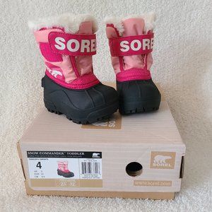 Sorel Snow Commander Boots - Toddler Girls size 4